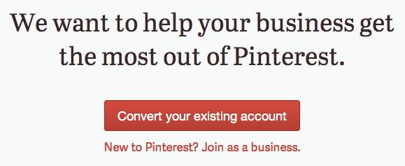 pinterest business page