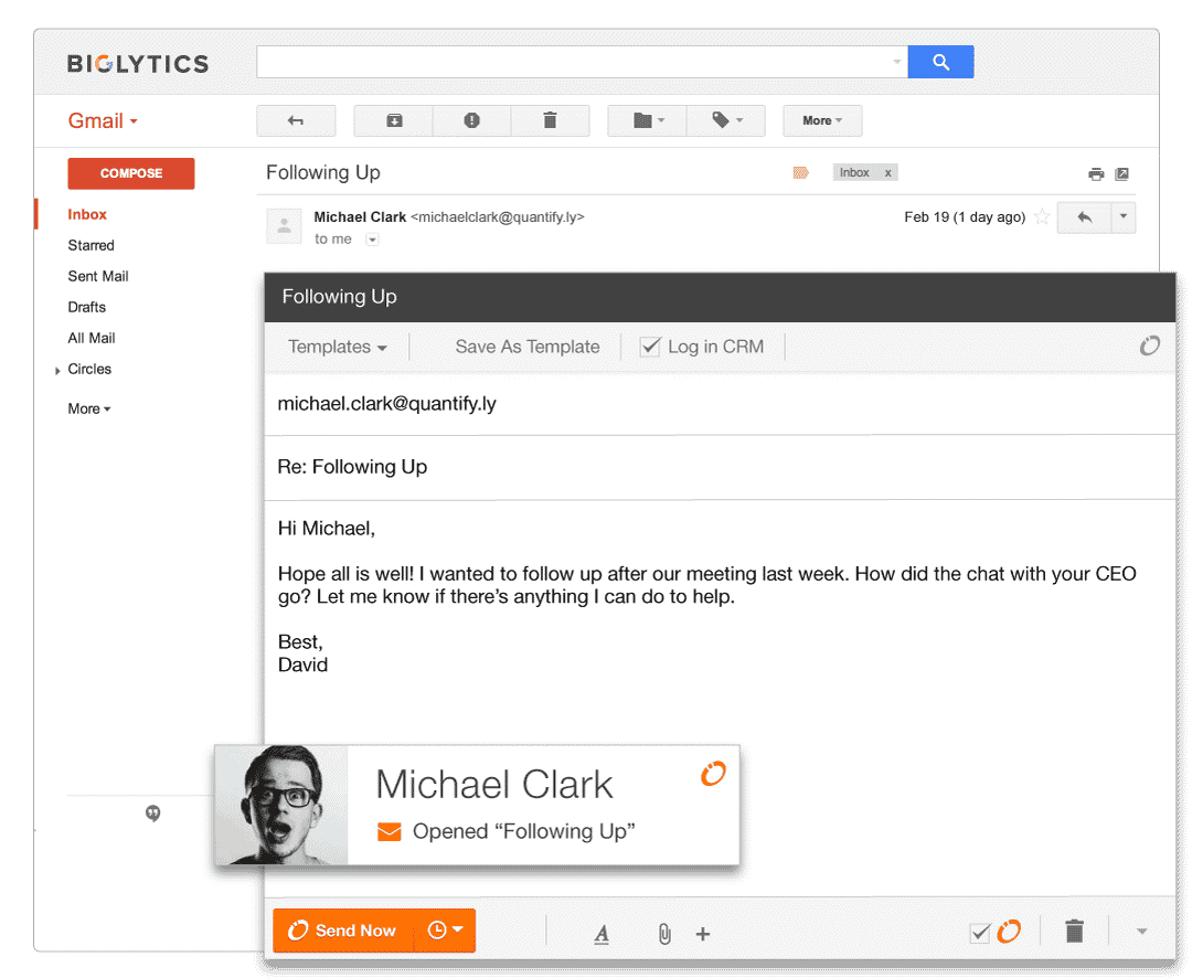 HubSpot Sidekick - Email Notices