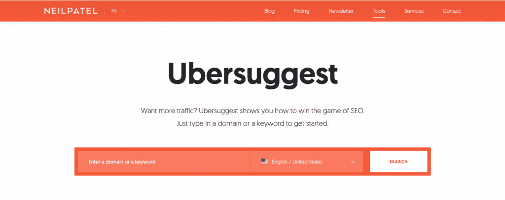 ubbersugget keyword tool