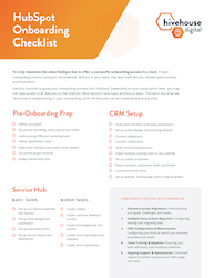 Featured image for “HubSpot Onboarding Checklist”